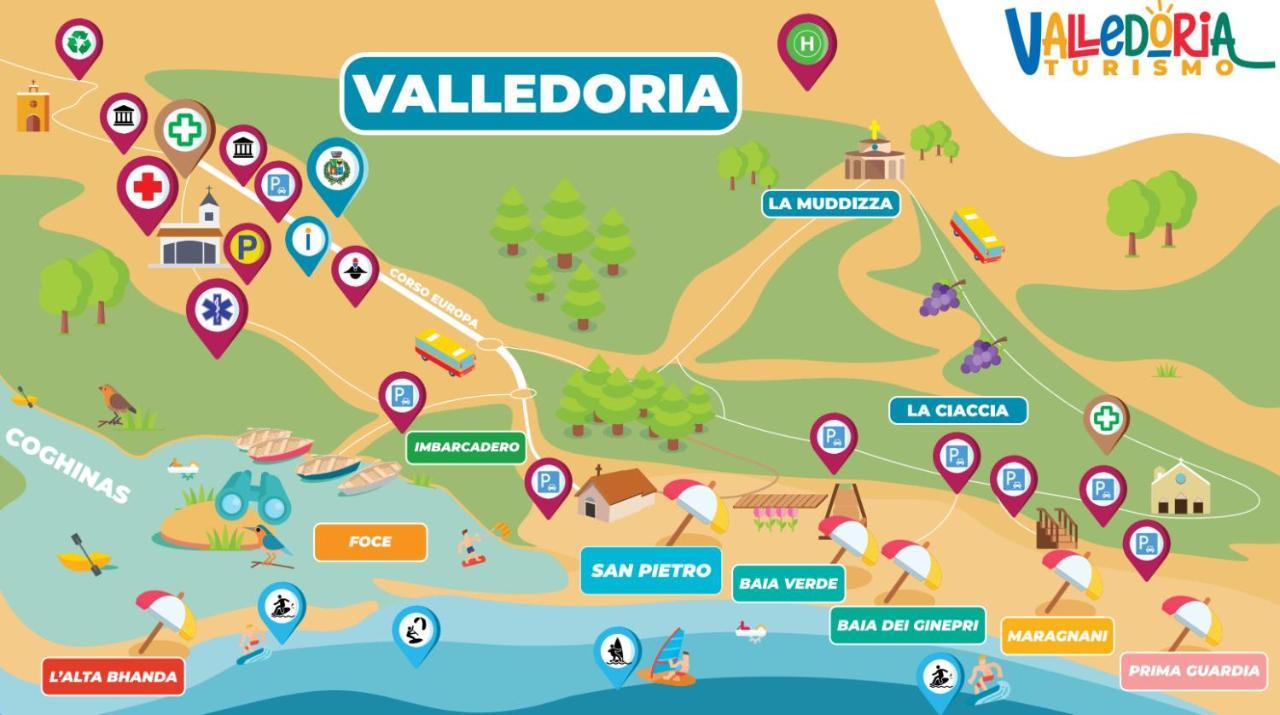 Casa MAC - Villetta bifamiliare a 300 mt da mare Valledoria  Esterno foto