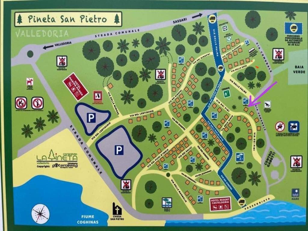 Casa MAC - Villetta bifamiliare a 300 mt da mare Valledoria  Esterno foto